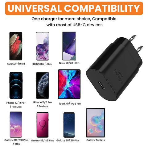 25w Type USB - C Super Fast Wall Charger - ZenithZephyrShop